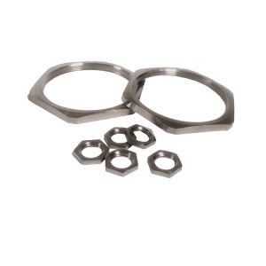 טבעת הידוק מתכת מצופה ניקל IP68 מידה Pg-9 , תוצרת ORTAC, דגם OPBL 02